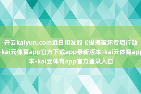 开云kaiyun.com近日印发的《提振破坏专项行动有预备》建议-kai云体育app官方下载app最新版本-kai云体育app官方登录入口